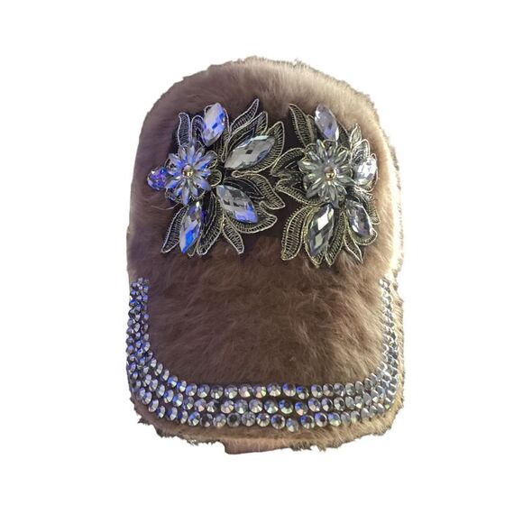 No Brand Accessories - Bling Fur Hat / Cap